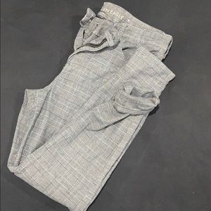 American eagle plaid high rise begging pants